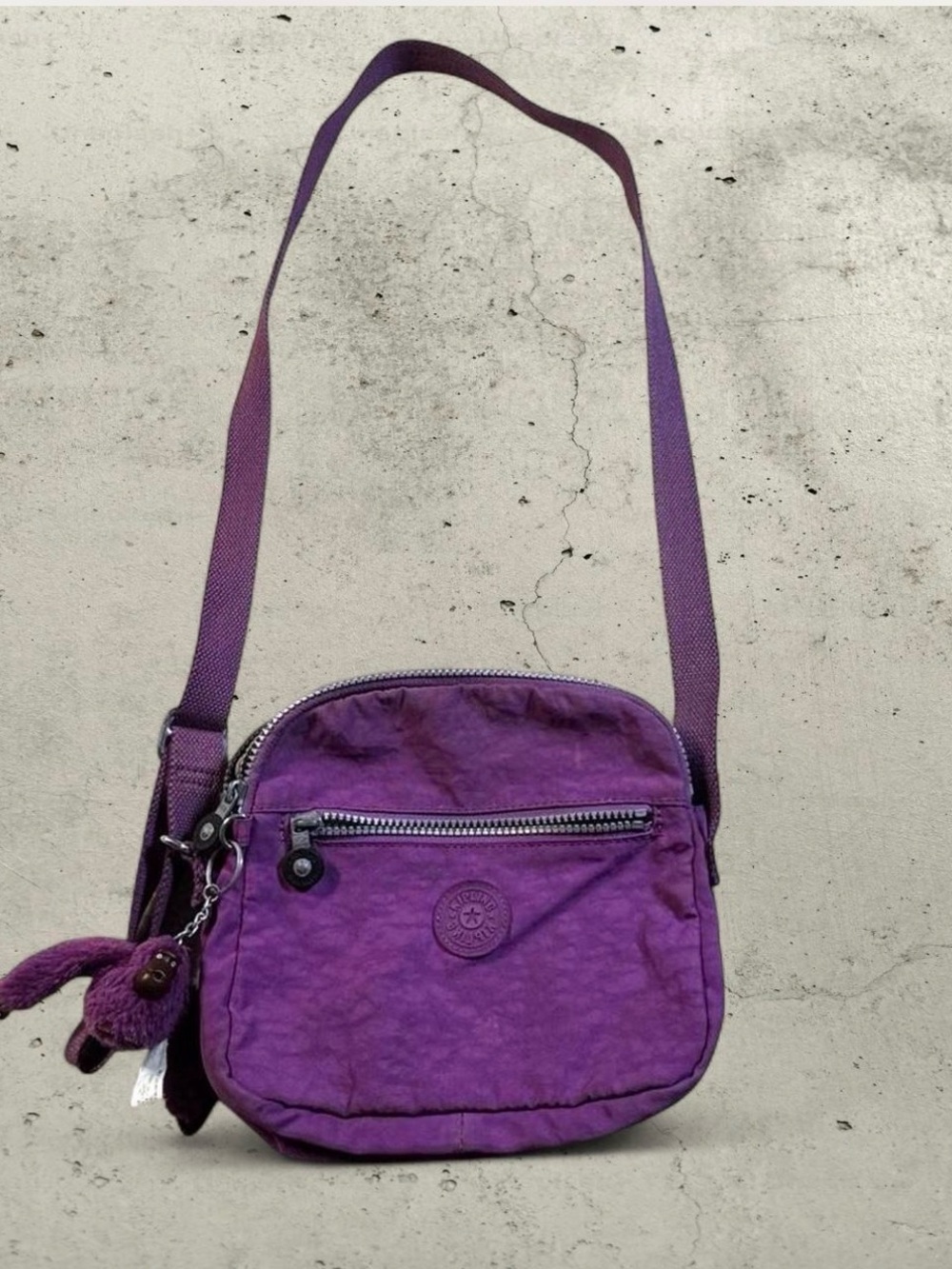 Purple Crossbody Shoulder Bag - Unbranded